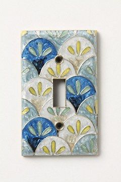 Diy Light Switch, Diy Light, Plates Diy, Light Switch Plate, Light Switch Cover, Switch Plate Covers, Light Switch Plates, Switch Plate, Outlet Covers