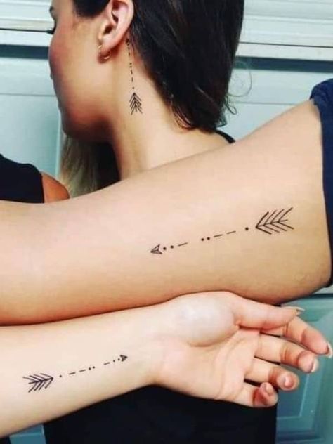 80+ Creative Cousin Tattoo Ideas to Celebrate Family Bonds Brothers Tattoo, Meaning Of Arrow Tattoo, Arrow Tattoos For Women, Targaryen Tattoo, Cousin Tattoos, One Word Tattoos, Arrow Tattoo Design, Literary Tattoos, Dragon Tattoo For Women