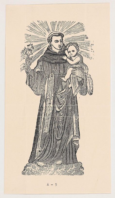 Anonymous | St Anthony of Padua holding the Christ child | The Met St Anthony Prayer, Saint Antonio, Christus Tattoo, Saint Antony, St Anthony Of Padua, Catholic Symbols, Half Sleeve Tattoos Forearm, Anthony Of Padua, Saint Anthony Of Padua