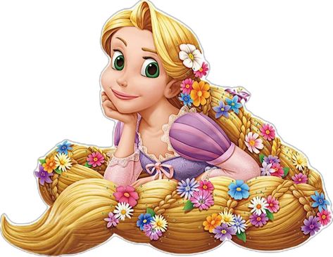 Rapunzel Cake Topper, Disney Princess Printables, Rapunzel Characters, Princess Artwork, Rapunzel Cake, Disney Princess Artwork, Diy Cake Topper, Disney Rapunzel, Vector Clipart