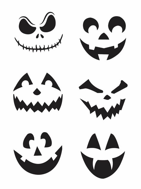 (1) New 9" x 12" Halloween Stencil #S17B - (6) 3" Pumpkin Faces - paint your own Happy Jack Art, Fall Harvest home décor and popular craft signs easily with reusable Stencils-by-Joanie - OTHER SIZES AVAILABLE Visit my store for 100's of Creative Stencils & Craft items by Joanie. I can offer you a large variety in Original Stencil Designs with popular phrases and shapes. I am committed to the very best in customer service. Shop with me - your purchase will include quality materials, professional packaging & prompt shipping of every order.  Stencils are great for decorating: popular primitive shelf sitter Blocks, Craft Signs, Furniture restoration, Wood Signs, Card making, Ornaments, Wall Decor, Photo frames, Glass, Paper Mache' Boxes, Fabric, Pillows and Scrapbooks   ABOUT THIS ITEM: (1) Ne Pumpkin Faces Ideas Scary, Painted Jack O Lantern Faces, Scary Pumpkin Face Painting Ideas, Pumpkin Designs Carved Easy, Pumpkin Carving Ideas Happy Face, Easy Jack O Lantern Faces For Kids, Pumpkin Painting Faces Ideas, Friendly Pumpkin Faces, Painted Face Pumpkins