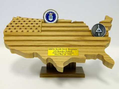 Coin holder - lots of variations available Coin Holder Military, Military Coin Display, Challenge Coin Holder, Hobo Coins, Military Coins, Military Challenge Coins, Challenge Coin Display, Pet Urns Dogs, Personalized Retirement Gifts