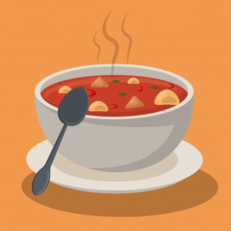 Hot soup pasta vegetables bowl dish spoo... | Premium Vector #Freepik #vector #background #food #restaurant #kitchen Soup Pictures, Soup Cartoon, Soup Sticker, Meat Drawing, Season Craft, Drawing Pictures For Kids, Business And Advertising, Db Logo, Pasta Vegetables