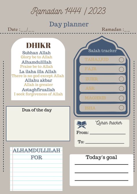 Ramadan planner freedigitaljournaling Ramadan Tracker, Planners 2024, Ramadan Planner, Ramadan Tips, Daily Schedules, Ramadan Kareem Decoration, Digital Weekly Planner, Ramadan Activities, Simple Planner