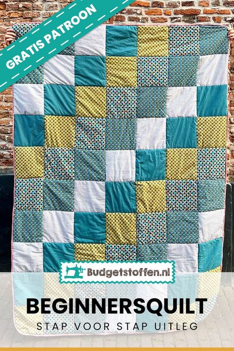 Heb jij altijd al eens willen quilten, maar heb je geen idee waar te beginnen? In deze blog laat ik je stap voor stap zien hoe je een patchwork deken maakt, oftewel easy quiltproject voor beginners. Budgetstoffen | naaien voor in huis | Quilting Beginners Quilt, Patchwork Tutorial, Quilt Patchwork, Painting Tattoo, Rainbow Quilt, Baby Projects, Memory Quilt, Diy Quilt, Sewing For Beginners