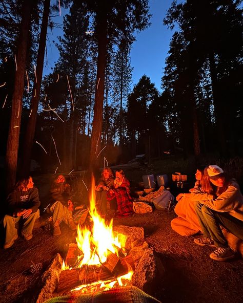 a sweet sweet summer so far !!! Camping In The Rain Aesthetic, Campsite Aesthetic Night, Beach Campfire Aesthetic, Bonfire On Beach Aesthetic, Campfire On Beach, Cabin Trip, Beautiful Dream, Cute Poses For Pictures, Cute Poses