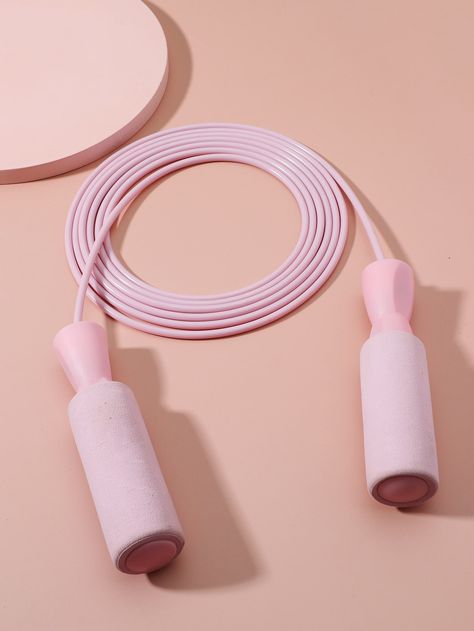 Pink    PVC Plain Cardio Training Embellished   Sports Equipment Pink Gym Equipment, Pink Pvc, Pink Gym, Sport Equipment, Pink Workout, Sport Accessories, Workout Plan For Women, Workout Equipment, Skipping Rope