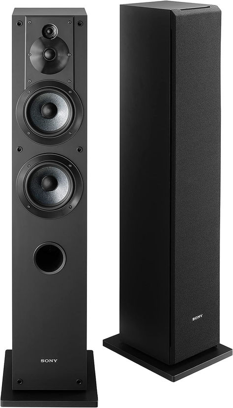 Floor standing speaker with Hi-Res Audio perfect for your home theater or music listening setup, sold individually, not as a pair. Amplify your movie, music, and gaming experience with a speaker that provides full frequency audio with a three-way coaxial, four-driver speaker system Create a robust 5.1.2 home theater setup perfect for Dolby Atmos with the complete range of CS speakers from Sony with 2 SSCS3 tower speakers, 1 SSCS8 center channel speaker, 2 SSCS5 bookshelf speakers Yamaha Audio, Sony Speakers, Floor Speakers, Home Theater Surround Sound, Speaker Wall Mounts, Floor Standing Speakers, Music Listening, Surround Speakers, Polk Audio