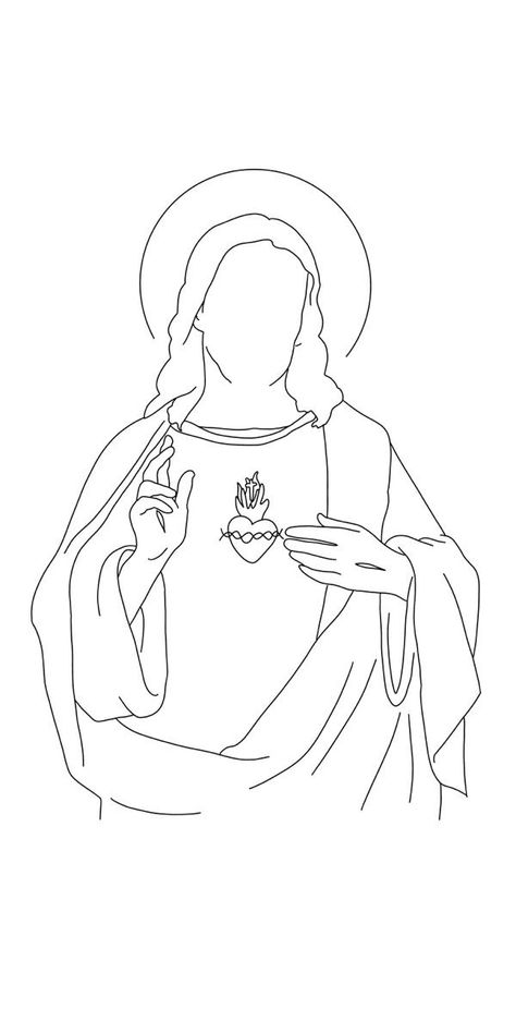 Christian Vector Art, God Outline Drawing, Christian Line Art Drawings, Drawing Ideas Jesus, Christian Wallpaper Phone, God Outline, Christian Doodles Simple, God Line Art, Jesus Outline