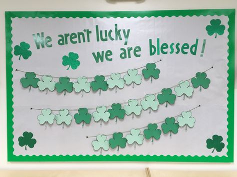 March Bulliten Boards, Shamrock Bulletin Board Ideas, March Bulletin Board Ideas For Church, March Board Ideas, St Patricks Day Bulliten Board, March Church Bulletin Board Ideas, At Patrick’s Day Bulletin Board, March Bulletin Board Ideas Preschool, March Bulletin Board Ideas