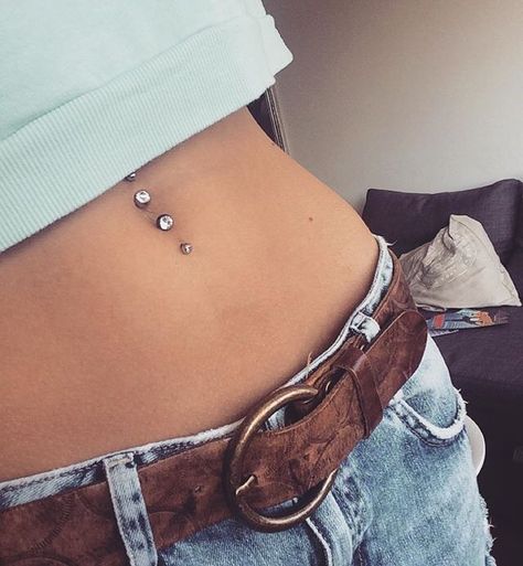 Double belly piercing Double Pierced Belly Button, Reverse Belly Button Piercing, Belly Button Piercing Double, Double Belly Button Piercing, Double Navel Piercing, Double Belly Piercing, Triple Piercing, Bellybutton Piercings, Belly Piercing Jewelry