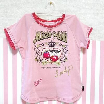 Find many great new & used options and get the best deals for Mezzo Piano Kids T-shirt 130cm Pink Cherry Ribbon Pink Heart Frill Crown Lovely at the best online prices at eBay! Free shipping for many products! Gyaru Shirt, Piano Outfit, Piano Clothes, Expensive Christmas, Harajuku Fashion Kawaii, Throwing Fits, Funky Shirts, Kawaii Shirts, Harajuku Fashion Street