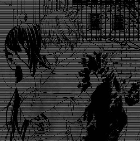 Hornyposting Ideas Anime Couple, Anime Kiss Gif, Manga Couple, Manga Couples, Couple Illustration, Romantic Manga, Manga Cute, Anime Monochrome, Anime Love Couple