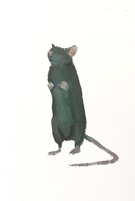 Rat | ERIKA LEE SEARS Rat Illustration, Rat Art, New Mommy, Art Curator, Art Challenge, Daily Art, Make Art, Book Illustration, Art Collector