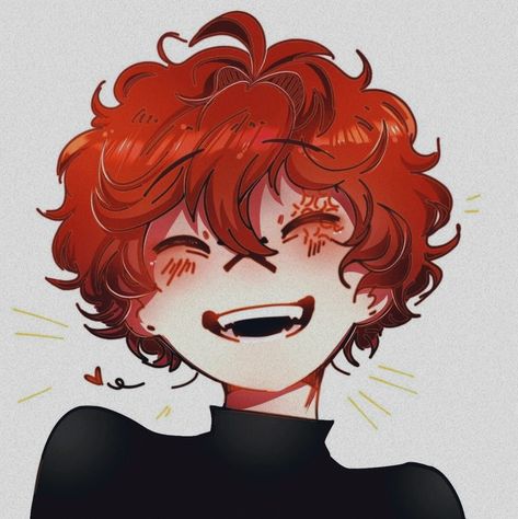 Hair References Drawing, Anime Curly Hair, Red Hair Anime Guy, Boy Hair Drawing, Red Head Boy, Short Hair Drawing, Red Hair Cartoon, Red Hair Boy, Red Hair Men