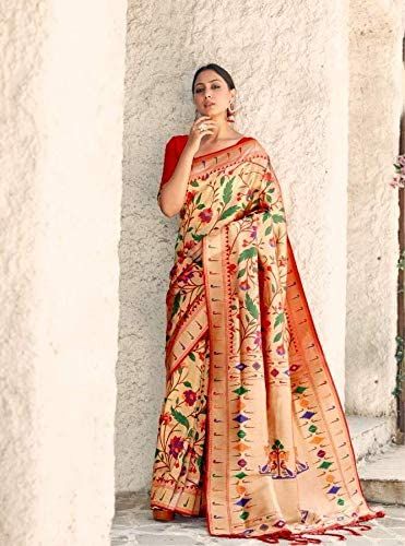 Paithani Blouse Design, Paithani Blouse, Paithani Silk Saree, Paithani Saree, Indian Silk Sarees, Saree For Women, Sarees Collection, Art Silk Sarees, Aari Work