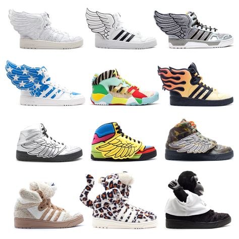 Jeremy Scott. Jeremy Scott Adidas, Adidas Shoes Outlet, Character Aesthetics, Nike Shoes Outlet, Jeremy Scott, Shoes Outlet, Sneaker Head, Tennis Shoes, Cute Shoes