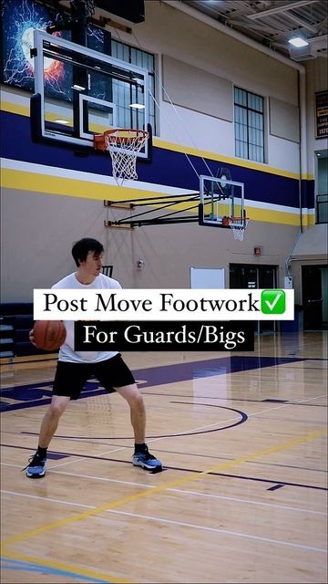 Footwork Drills Basketball, Post Moves Basketball, Basketball Post Moves, How To Get Better At Defense Basketball, Post Player Basketball Drills, Defensive Drills Basketball, Passing Drills Basketball, Basketball Practice Plans, Basketball Coaching