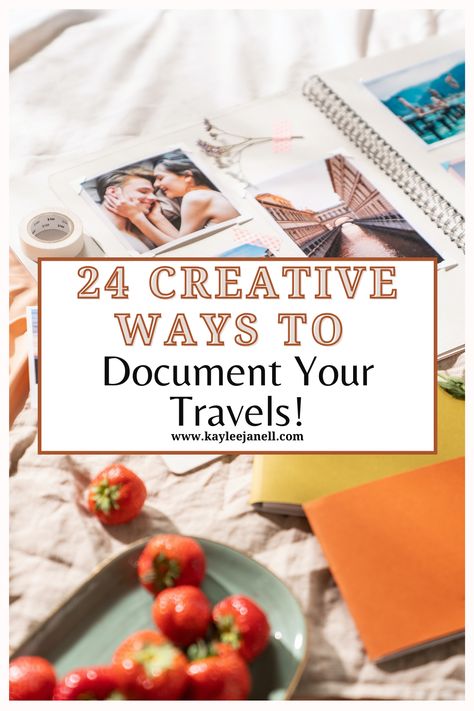 Discover 24 Creative Ways to Document Your Travel Adventures in Style! 🌍✈ From scrapbooking to travel journals, these innovative ideas will capture your globetrotting memories like never before. Document Travel Memories, Creative Travel Journal Ideas, Ideas For Travel Journal, Travel Memories Book, Scrapbook Ideas For Travel Memories, Travel Memory Ideas, Travel Memories Ideas, Travel Momentos Ideas, Travel Keepsake Ideas