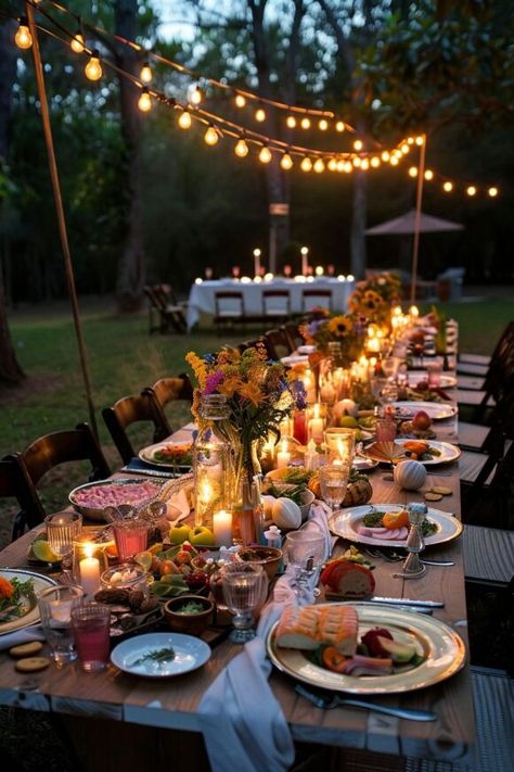 How to Elevate Your Summer Hosting & Entertaining Tips Family Party Ideas Outdoor, Dinner Outside Table, Anniversary Party Decorations Outdoor, Wedding Table Settings Outdoor, Simple Outdoor Dinner Party, Table Decorations Outdoor Party, Outdoor Picnic Table Decor Ideas, Rustic Outdoor Dinner Party, Backyard Dinner Wedding