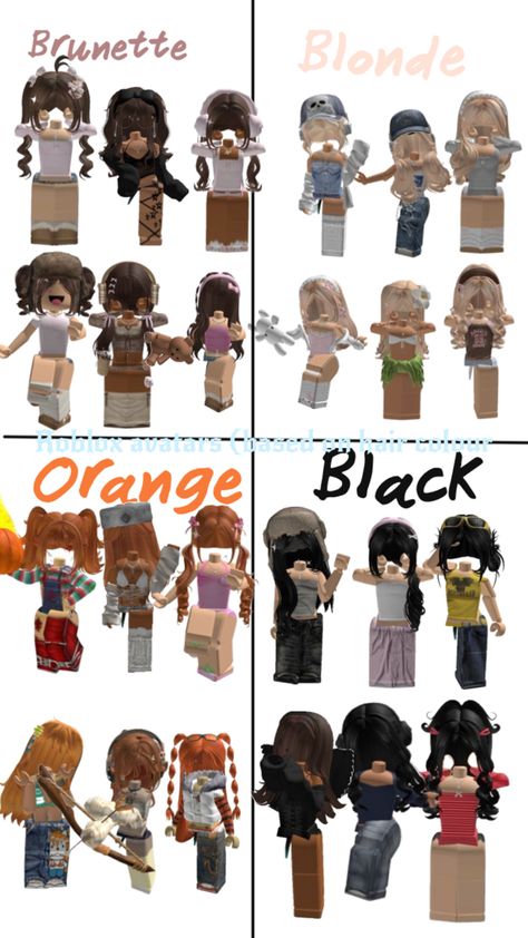 Chibi Body, Eid Outfit, Avatar Ideas, Roblox Outfits, Roblox Avatar, Roblox Roblox, Cute Fits, Orange Black, Avatar