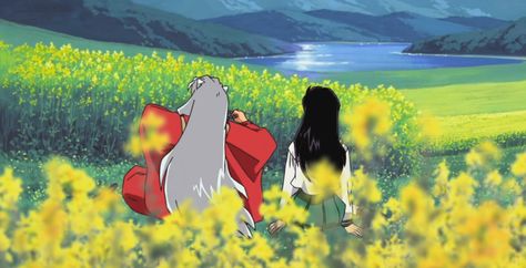 Inyusha Wallpaper Aesthetic, Seshomaru Y Rin, Inuyasha And Sesshomaru, Inuyasha Fan Art, Kagome And Inuyasha, Future Wallpaper, Seven Deadly Sins Anime, Romantic Art, Digital Art Girl