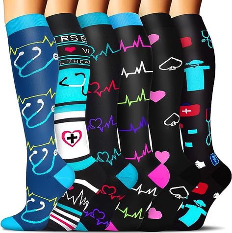 Womens Compression Socks, Travel Clothing, Compression Stockings, Unique Color Combinations, Socks For Women, Muscle Recovery, Athletic Sports, Compression Socks, Athletic Socks