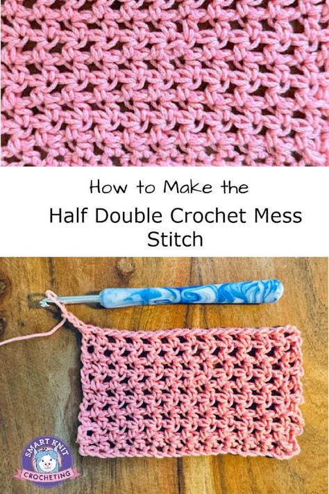 Crochet Mesh Pattern, Mesh Crochet Stitch, Mesh Stitch Crochet, Crochet Mesh Stitch, Types Of Knitting Stitches, Pearl Bailey, Easy Beginner Crochet Patterns, Dog Sweater Crochet Pattern, Mesh Stitch