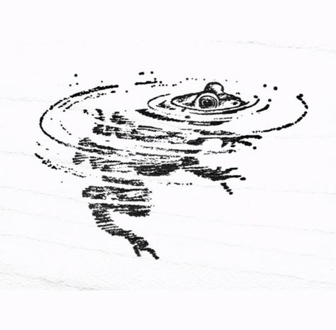 River Tattoo, Frog Sketch, Dibujos Tattoo, Water Tattoo, Frog Tattoos, Handpoke Tattoo, Tattoo Inspiration Men, Diy Tattoo, Next Tattoo