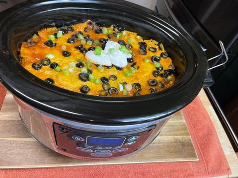 Crockpot Enchilada Mexican Casserole – Catherine's Plates Potluck Crockpot, Crock Pot Enchiladas, Enchiladas Crockpot, Catherine's Plates, Crockpot Recipes Mexican, Crockpot Chicken Enchiladas, Slow Cooker Ground Beef, Tortilla Casserole, Slow Cooker Recipes Beef