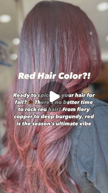 Diana Paulino on Instagram: "✨RED is a comfortable, low-maintenance choice for ANYONE looking to turn heads this autumn: 👇

✨Red Complements Fall Colors Perfectly
From the golden leaves to the earthy tones of fall fashion, red hair blends effortlessly with the seasons color palette. 🍂✨

✨Red Hair = Low Maintenance (Yes, really!)
Unlike other colors, red shades fade gracefully into soft, beautiful tones. Even as it lightens, it still looks stunning without the urgent need for frequent touch-ups. Embrace the change—every stage of red has its own charm, making it the perfect choice for busy, on-the-go autumn days! 🍁

✨Versatile for Every Skin Tone
No matter your complexion, there’s a shade of red that will bring out the best in you. Fair skin? Go for a vibrant copper. Medium tones? Deep au Seasons Color Palette, Fashion Red Hair, Hair Low Maintenance, Embrace The Change, Red Shades, Shade Of Red, Autumn Days, Golden Leaves, Deep Burgundy