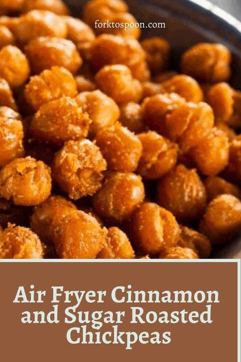 Flavored Chickpeas, Toasted Chickpeas, Pea Snacks, Chickpea Snacks, Dry Chickpeas, Pea Recipes, Chickpea Recipes, 140 Pounds, Air Fryer Recipes Easy