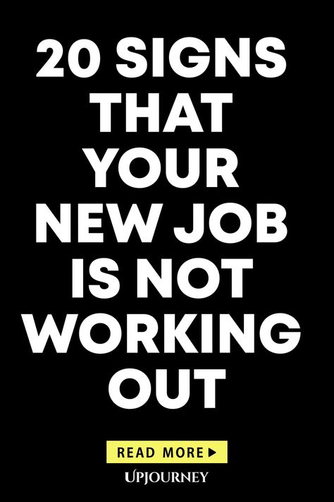 Discover 20 crucial signs indicating that your new job may not be the right fit for you. It's essential to recognize these signals early on to make informed career decisions. Whether it's a toxic work environment or a lack of growth opportunities, understanding these signs will help you navigate your career path effectively. Stay informed and take charge of your professional future by being aware of these important indicators at your workplace. Toxic Job, Professionalism In The Workplace, Toxic Work Environment, Work Etiquette, Psychology Terms, Career Decisions, Healthy Workplace, Happiness Journal, Friendship And Dating