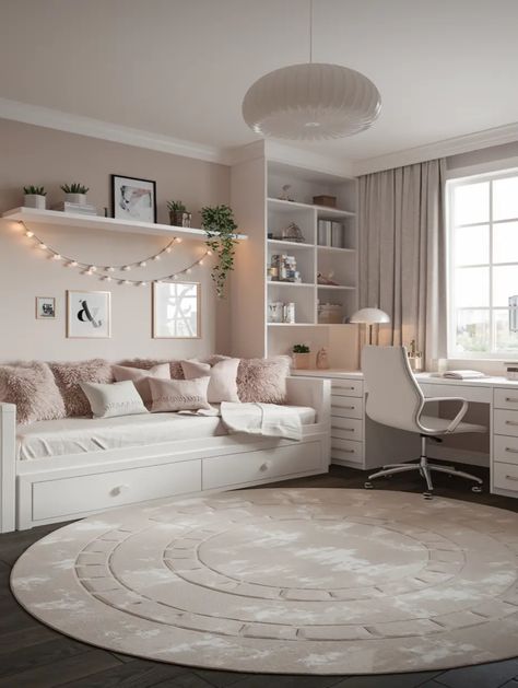 Two Kids Bedroom, Modern Teen Bedroom, Teen Bedroom Design Ideas, Cozy Room Decor Ideas, Dream Rooms For Teens, Aesthetic Istanbul, Modern Teen Bedrooms, Teenager Bedroom Design, Stylish Master Bedrooms