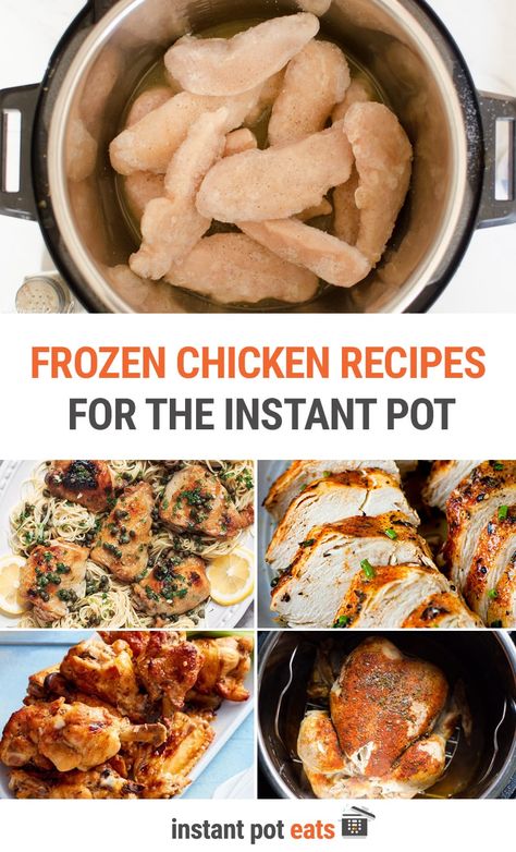 Instant Pot Chicken Recipes From Frozen, Insta Pot Chicken Recipes Frozen, Instant Pot Chicken Ideas, How To Cook Frozen Chicken In Instapot, How Long To Cook Frozen Chicken Instapot, Defrost Chicken Instant Pot, Frozen Chicken Rice Instant Pot, Instant Pot Chicken Tenderloins Recipes, Instant Pot Frozen Recipes