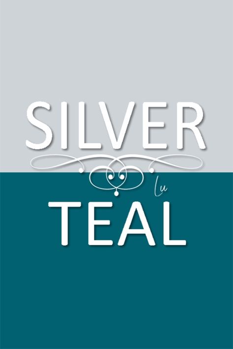 Silver Combination Colour Dress, Silver Colour Combination, Silver Palette, Deep Winter Colors, Teal And Silver, Color Knowledge, Wall Color Combination, Color Plate, Mint Fashion