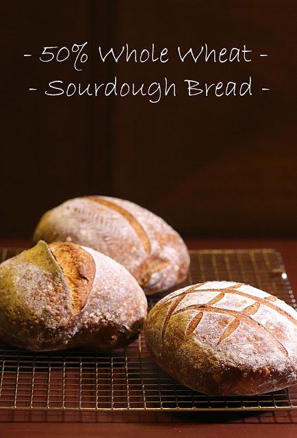 In Cookie Haven: 50% Whole Wheat Sourdough Bread Whole Wheat Sourdough Bread, Wheat Sourdough Bread, Artisan Sourdough Bread, Artisan Sourdough Bread Recipe, Artisan Sourdough, Whole Wheat Sourdough, Danish Dough, Wheat Bread Recipe, Whole Grain Flour