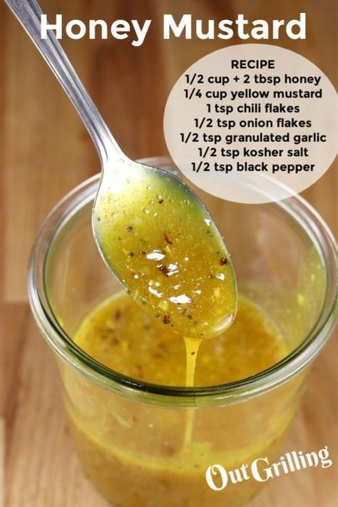 Honey Mustard Honey Mustard Recipes, Pork Steaks, Salad Dressing Recipes Healthy, Mustard Recipe, Homemade Sauce Recipes, Honey Mustard Dressing, Salad Dressing Recipes Homemade, Pork Steak, Honey Mustard Sauce