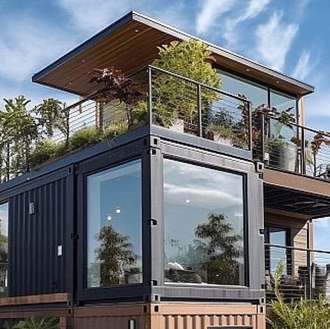 Container home on Instagram: "Would you live here?🤩 Double tap if you love this🙏 Follow @container.living Follow @container.living 📸: kubed_living - - - - - - #containerhome#containerhomes#containerstore#c ontainerhouse#shippingcontainers#containerlife#co ntainerdesign#tinyhousebuild#greenhouses#tinyhou sebuild #cabindecor#cabinvibes#tinyhomeonwheels #shippingcontainerhouse#perfab#prefabhouse#ship pingcontainerhome#containers#cozycottage#contai nerarchitecture#tinyspaces#containeroffice#small Container Home Plans, Container Living, Shipping Container House Plans, Building A Container Home, Container House Plans, Tiny House Movement, Container Home, Mansions Homes, Shipping Container Homes