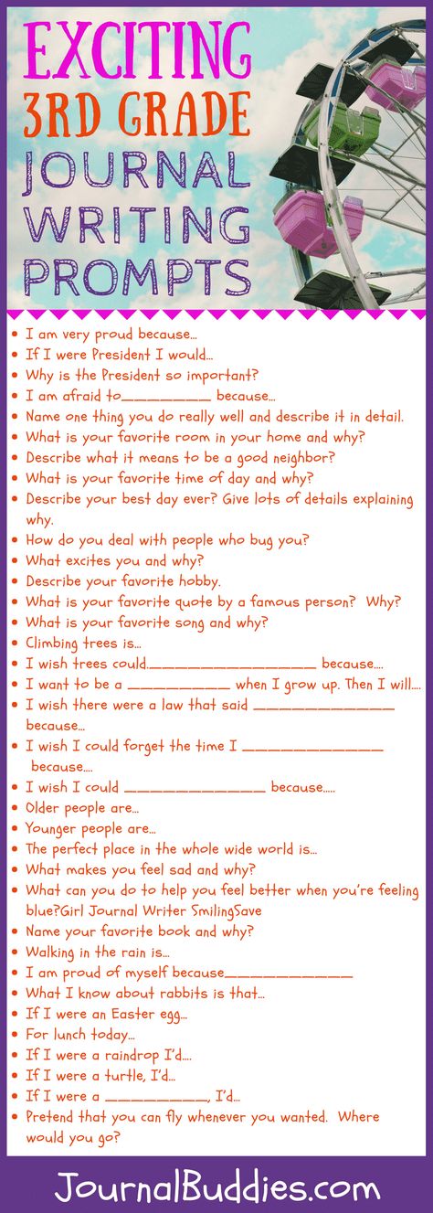 Explore this fabulous list of journal prompts for 3rd graders! May your students' journaling adventures be filled with joy, fun, and creativity. Learning Activities For 3rd Graders, Writing Prompts Elementary, Homeschool Journaling, Crafts For 3rd Graders, Journal Prompts Fun, Journal Entry Ideas, 3rd Grade Writing Prompts, Daily Art Journal, Thoughtful Questions