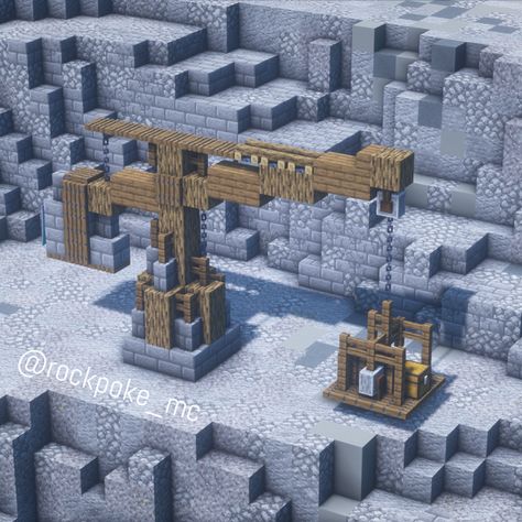 Minecraft Quarry, Construction Minecraft, Minecraft Welten, Case Minecraft, Minecraft Steampunk, Minecraft Decoration, Minecraft Structures, Bangunan Minecraft, Minecraft Farm