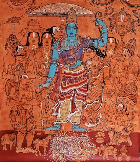 Rama God, Ramayana Illustration, Ramayana Art, Lord Ram, साईं बाबा, Mysore Painting, Indian Traditional Paintings, Modern Indian Art, Ancient Drawings