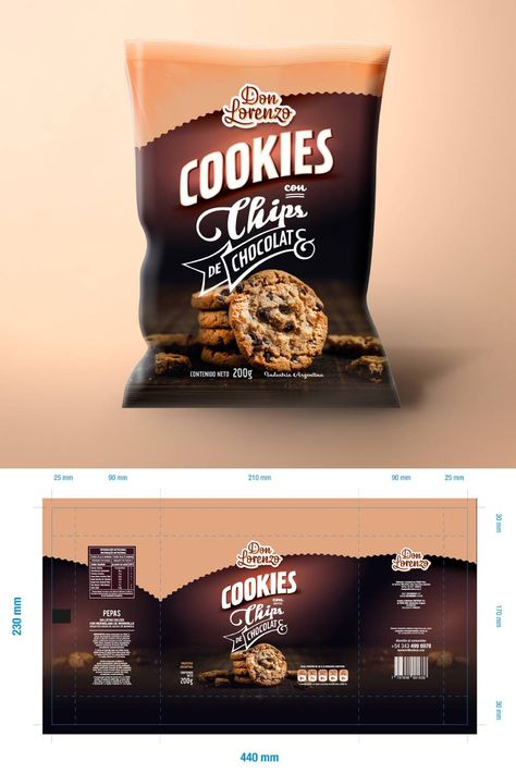 Pack Design Food, Biscuit Packaging Design, Cookies Packaging Design, Cookies Packaging, Biscuit Packaging, Chip Packaging, Biscuits Packaging, Product Label Design, Chocolate Packaging Design