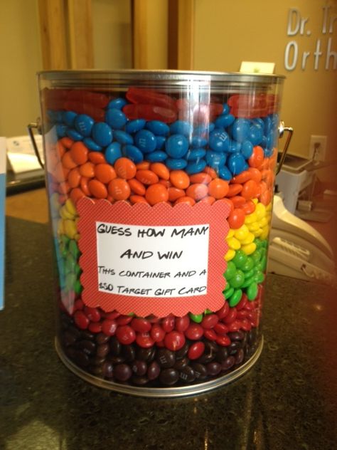 Guess how many contest Candy Guessing Game Jars Ideas, Candy Count Jar Guessing Games, Jelly Bean Guessing Game In A Jar, Guess How Many Jelly Beans In The Jar, Guessing Jar Ideas For Adults, Guess How Many In A Jar Ideas, Guess How Many In A Jar, Stag And Doe Games, Encouragement Ideas