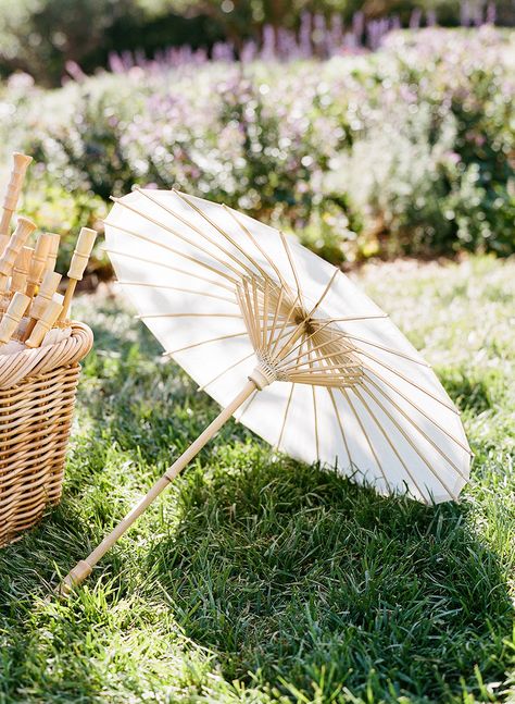 Bridal Umbrella, Yummy Cocktails, Parasol Wedding, Outdoor Scenery, San Ysidro Ranch, Paper Parasol, White Umbrella, San Ysidro, Minimalist Garden