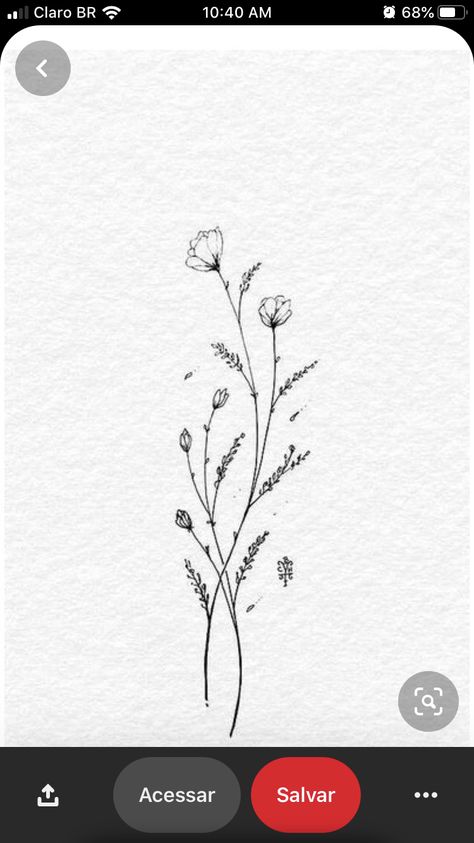 Wild Daisies Tattoo, Baby Breath Tattoo, Simplicity Tattoos, Tattoo Down Spine, Inner Ankle Tattoos, Dainty Flower Tattoos, Mommy Daughter Tattoos, Wild Rose Tattoo, Bloom Tattoo