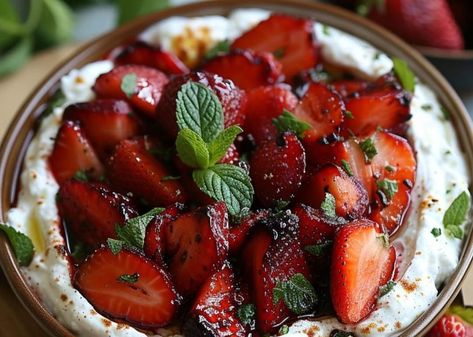 chef Gordon Ramsay Family,🍔🍕🍟 | Whipped Feta Dip with Roasted Strawberries Vegetarian Marshmallows, Deep Fried Desserts, Whipped Feta Dip, Roasted Strawberry, Fried Dessert, Windshield Cleaner, Chef Gordon, Chef Gordon Ramsay, Roasted Strawberries