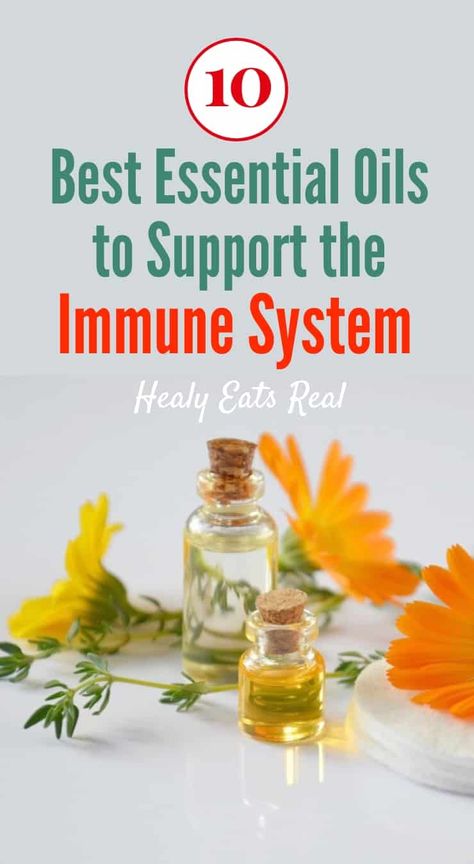 Although diet, sleep and lifestyle make a big difference when it comes to keeping your immune system healthy, essential oils can be a huge support! Find out here which essential oils are the best for keeping your immune system strong. #essentialoils #immunesystem #health via @healyeatsreal Immune Boosting Essential Oils, Essential Oils For Immune Support, Primal Living, Immunity Support, Oil Remedies, Health Hacks, Healthy Diet Tips, Fitness Community, Health Recipes