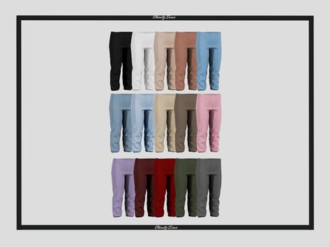 Lyuba - Pants Toddler | Patreon Sims 4 Cc Pants, Clarity Sims, Sims 4 Infant, Toddler Pants, Toddler Jeans, Sims 4 Clothing, Sims 4 Cc, Toddler Outfits, Sims 4