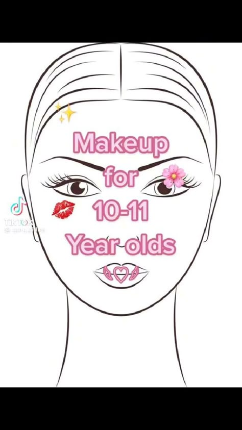 Makeup Ideas For 11-12, Makeup For Sixth Graders, 10-11 Makeup Ideas, Makeup For 12yrs, Makeup Ideas For 12 Yo, Makeup For 11-12, Makeup Looks For 12 Yo, Make Up For 10 Yrs Old, Makeup For 9-10